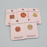 " Double Happiness " T&B Enamel Pins