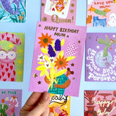 " Happy Birthday Mum " Greeting Card