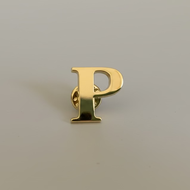 " Alphabets "  Enamel Pins