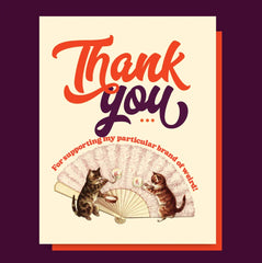 " Brand of Weird " Thank You Card